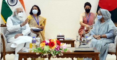 শেখ হাসিনা-মোদী বৈঠক: পাঁচটি সমঝোতা স্মারক সই