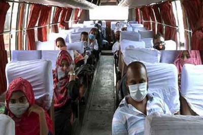 অর্ধেক যাত্রী নিয়ে চলতে ভাড়া ৬০% বাড়াতে চান বাস মালিকরা