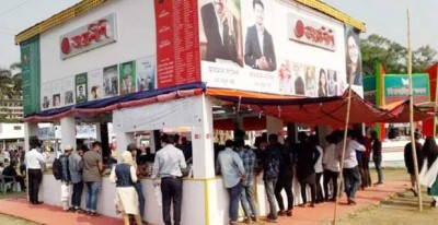 দর্শনার্থীর আনাগোনা বেড়েছে বইমেলায়