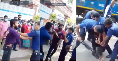 তুই অন্য রিকাশা ছাড়ছিস; আমাকে কেন আটকাইছিস: পুলিশকে যুবক