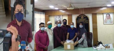 স্যালাইন নিয়ে ডায়রিয়া রোগীদের পাশে সাংসদ শম্ভু