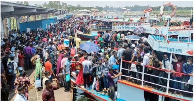 অবশেষে খুলে দেওয়া হলো শিমুলিয়া-বাংলাবাজার নৌরুটের সব ফেরি