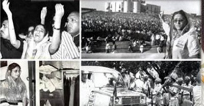 শেখ হাসিনার স্বদেশ প্রত্যাবর্তনের চার দশক পূর্তিতে তথ্যচিত্র প্রদর্শনী