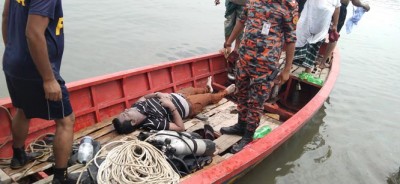 সিরাজদিখানে বাল্কহেডের ধাক্কায় নৌকাডুবি, একজনের মৃত্যু সিরাজদিখানে বাল্কহেডের ধাক্কায় নৌকাডুবি, একজনের মৃত্যু