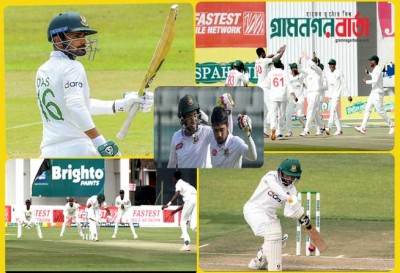 বিপর্যস্ত মুমিনুল বাহিনী, প্রথম দিন শেষে সংগ্রহ ২৯৪