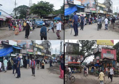সিরাজদিখানে অভিযান চালিয়ে সচেতন করেও থামানো যাচ্ছে না মানুষকে