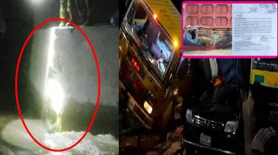 পদ্মা সেতুর পিলারে আবারো ফেরির ধাক্কায় জিডি, তদন্তে নৌ-পুলিশ পদ্মা সেতুর পিলারে আবারো ফেরির ধাক্কায় জিডি, তদন্তে নৌ-পুলিশ