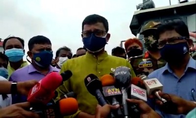 শিমুলিয়া ঘাট পরিদর্শন করলেন নৌপরিবহন প্রতিমন্ত্রী