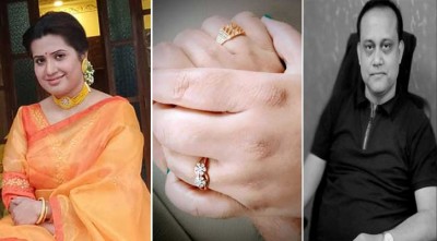 আংটি বদল করলেন কণ্ঠশিল্পী ন্যানসি 