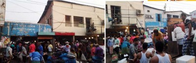মাইকিংয়ে ‘শ্রোতা ভাই-বন্ধুগণ,’ স্বাস্থ্যবিধি মেনে বাজারে ক্রয়-বিক্রয় করুন, তবে বাস্তবে নেই মাইকিংয়ে ‘শ্রোতা ভাই-বন্ধুগণ,’ স্বাস্থ্যবিধি মেনে বাজারে ক্রয়-বিক্রয় করুন, তবে বাস্তবে নেই