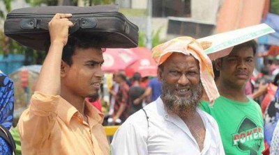 বয়ে যাচ্ছে তাপপ্রবাহ, সপ্তাহ শেষে বৃষ্টির দেখা মিলতে পারে বয়ে যাচ্ছে তাপপ্রবাহ, সপ্তাহ শেষে বৃষ্টির দেখা মিলতে পারে