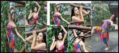 তওকতের তাণ্ডবে ভেঙে পড়া গাছের সামনে উদ্দাম নাচ, সমালোচনার মুখে অভিনেত্রী তওকতের তাণ্ডবে ভেঙে পড়া গাছের সামনে উদ্দাম নাচ, সমালোচনার মুখে অভিনেত্রী