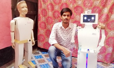 করোনা রোগীর সেবায় অভূতপূর্ব রোবট ‘সেবক’ উদ্ভাবন বরিশালের কলেজছাত্রের করোনা রোগীর সেবায় অভূতপূর্ব রোবট ‘সেবক’ উদ্ভাবন বরিশালের কলেজছাত্রের