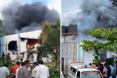 ভারতে স্যানিটাইজার কারখানায় অগ্নিকাণ্ডে প্রাণহানি ১৭, নিখোঁজ অনেকে ভারতে স্যানিটাইজার কারখানায় অগ্নিকাণ্ডে প্রাণহানি ১৭, নিখোঁজ অনেকে