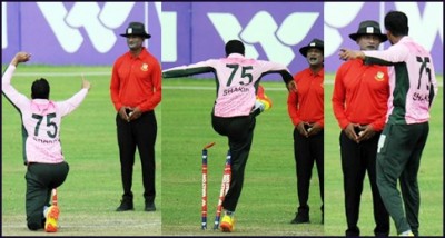 সাকিবের ‘লাথি’ যেন ঘরোয়া ক্রিকেটকেই!