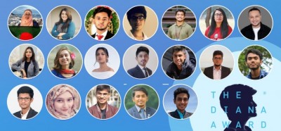 দ্য ডায়ানা অ্যাওয়ার্ড পেলেন বাংলাদেশের ১৯ তরুণ দ্য ডায়ানা অ্যাওয়ার্ড পেলেন বাংলাদেশের ১৯ তরুণ