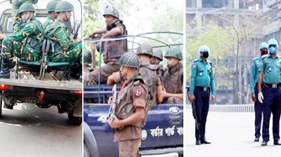 বৃহস্পতিবার হতে মাঠে থাকছে সেনা-বিজিবি-পুলিশ-র্যাব-আনসার বৃহস্পতিবার হতে মাঠে থাকছে সেনা-বিজিবি-পুলিশ-র্যাব-আনসার