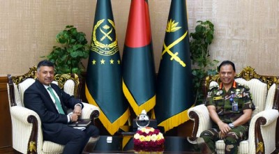 সেনাপ্রধানের সঙ্গে ভারতীয় হাইকমিশনারের সৌজন্য সাক্ষাৎ