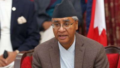 নেপালের নতুন প্রধানমন্ত্রী শের বাহাদুর দেউবা নেপালের নতুন প্রধানমন্ত্রী শের বাহাদুর দেউবা