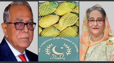 রাষ্ট্রপতি-প্রধানমন্ত্রীর জন্য আম উপহার পাঠাল পাকিস্তান রাষ্ট্রপতি-প্রধানমন্ত্রীর জন্য আম উপহার পাঠাল পাকিস্তান