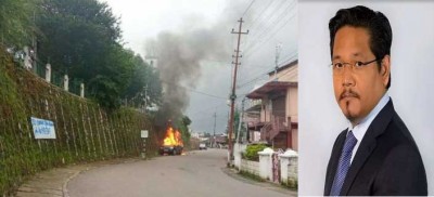 মেঘালয়ের মুখ্যমন্ত্রীর বাড়িতে বোমা হামলা, কারফিউ জারি মেঘালয়ের মুখ্যমন্ত্রীর বাড়িতে বোমা হামলা, কারফিউ জারি