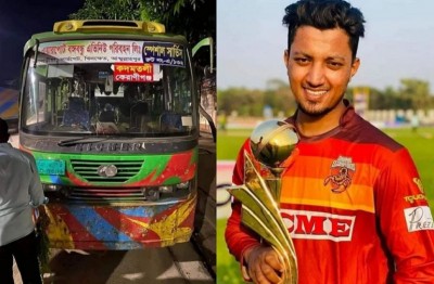 রাজধানীতে বাসের ধাক্কায় প্রাণ গেল ক্রিকেটারের রাজধানীতে বাসের ধাক্কায় প্রাণ গেল ক্রিকেটারের
