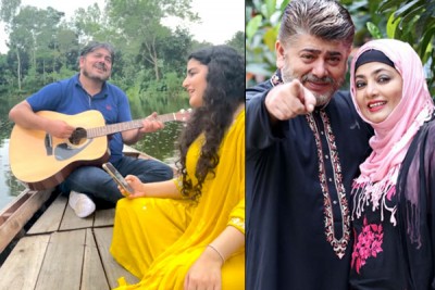 বড় মেয়ের সঙ্গে গান গেয়ে ভাইরাল নাঈম