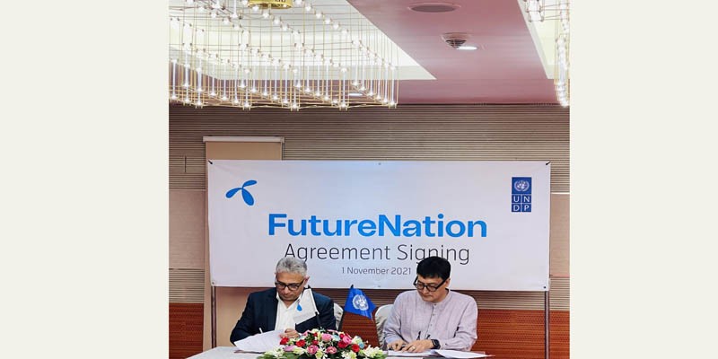কোভিড পরবর্তী সময়ে তরুণদের জন্য অর্থনৈতিক সুযোগ সৃষ্টিতে ইউএনডিপি-গ্রামীণফোন কোভিড পরবর্তী সময়ে তরুণদের জন্য অর্থনৈতিক সুযোগ সৃষ্টিতে ইউএনডিপি-গ্রামীণফোন