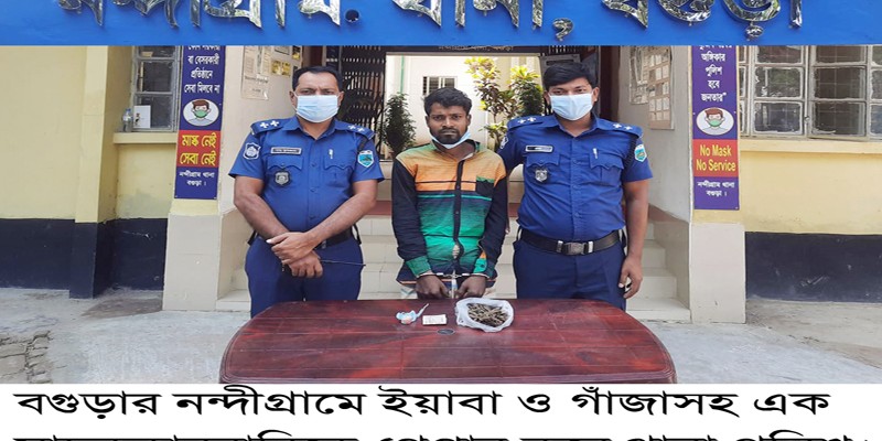 নন্দীগ্রামে ইয়াবা ও গাঁজাসহ মাদককারবারি গ্রেপ্তার নন্দীগ্রামে ইয়াবা ও গাঁজাসহ মাদককারবারি গ্রেপ্তার