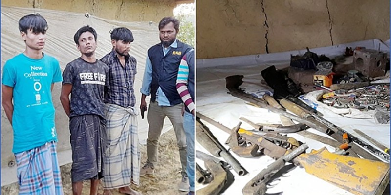 রোহিঙ্গা ক্যাম্পে অস্ত্র কারখানার সন্ধান, র্যাবের সাথে গোলাগুলি রোহিঙ্গা ক্যাম্পে অস্ত্র কারখানার সন্ধান, র্যাবের সাথে গোলাগুলি