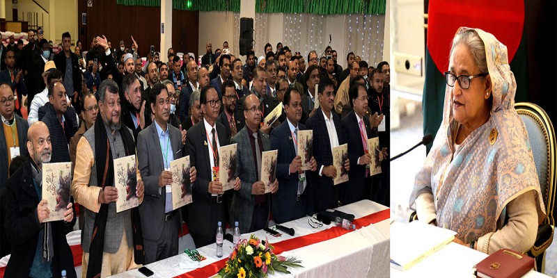 পলাতক আসামি তারেক বাংলাদেশের অগ্রগতির বিরুদ্ধে ষড়যন্ত্র করছে: প্রধানমন্ত্রী পলাতক আসামি তারেক বাংলাদেশের অগ্রগতির বিরুদ্ধে ষড়যন্ত্র করছে: প্রধানমন্ত্রী