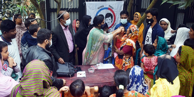 সিরাজদিখানে জাতীয় ভিটামিন এ প্লাস ক্যাম্পেইনের উদ্বোধন