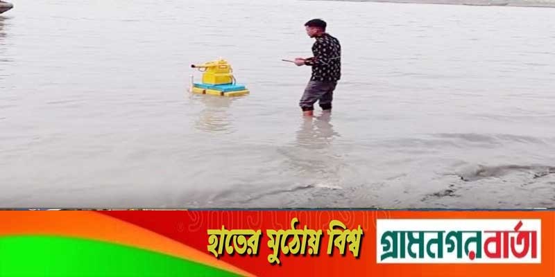 ফারুকের তৈরি প্ল্যান্টে ঢেউ থেকে বিদ্যুৎ উৎপাদন ফারুকের তৈরি প্ল্যান্টে ঢেউ থেকে বিদ্যুৎ উৎপাদন