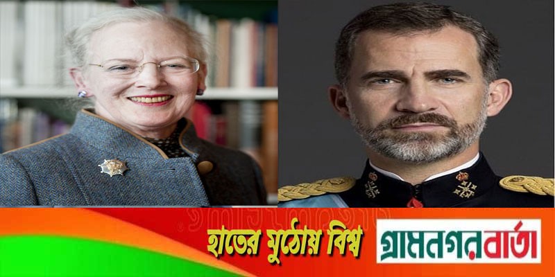 ডেনমার্কের রানি ও স্পেনের রাজা করোনায় আক্রান্ত ডেনমার্কের রানি ও স্পেনের রাজা করোনায় আক্রান্ত
