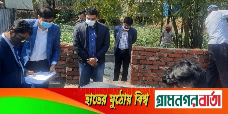 শ্রীনগরে আশ্রয়ণ প্রকল্পের নির্মাণাধীন ঘর পরিদর্শন শ্রীনগরে আশ্রয়ণ প্রকল্পের নির্মাণাধীন ঘর পরিদর্শন