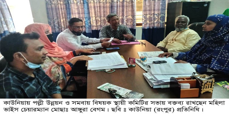 পল্লী উন্নয়ন ও সমবায় বিষয়ক কাউনিয়ায় স্থায়ী কমিটির সভা পল্লী উন্নয়ন ও সমবায় বিষয়ক কাউনিয়ায় স্থায়ী কমিটির সভা