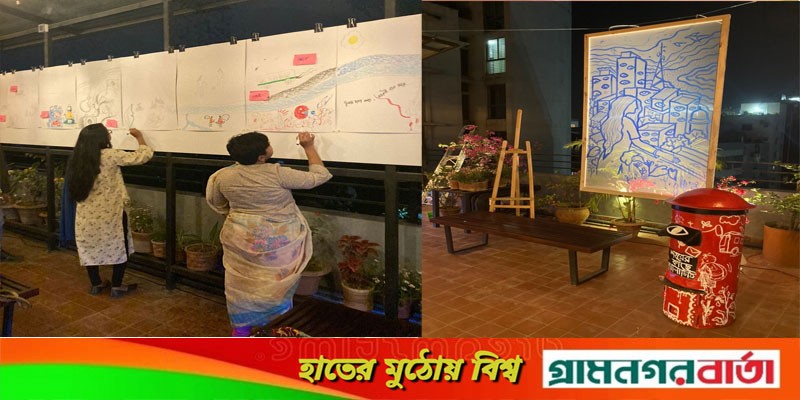 বাতিঘরে চলছে ‘লেটার্স টু দ্য সিটি’ প্রদর্শনী বাতিঘরে চলছে ‘লেটার্স টু দ্য সিটি’ প্রদর্শনী