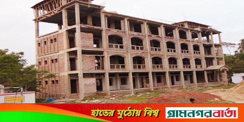 বাগেরহাটে হাকিমপুর সামসুল হুদা মাধ্যমিক বিদ্যালয়ের ভবনের নির্মাণ কাজে কচ্ছপ গতি বাগেরহাটে হাকিমপুর সামসুল হুদা মাধ্যমিক বিদ্যালয়ের ভবনের নির্মাণ কাজে কচ্ছপ গতি