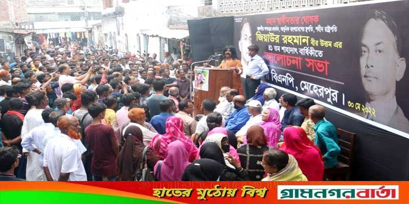 মেহেরপুরে বিএনপি’র আলোচনা সভা মেহেরপুরে বিএনপি’র আলোচনা সভা