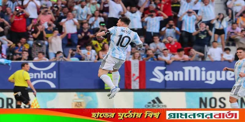 একাই ৫ গোল করলেন মেসি, বিধ্বস্ত এস্তোনিয়া একাই ৫ গোল করলেন মেসি, বিধ্বস্ত এস্তোনিয়া