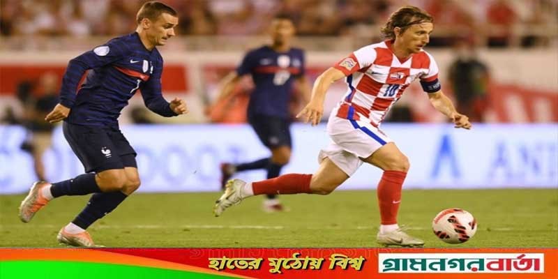 বিশ্ব চ্যাম্পিয়ন ফ্রান্সকে রুখে দিল ক্রোয়েশিয়া বিশ্ব চ্যাম্পিয়ন ফ্রান্সকে রুখে দিল ক্রোয়েশিয়া