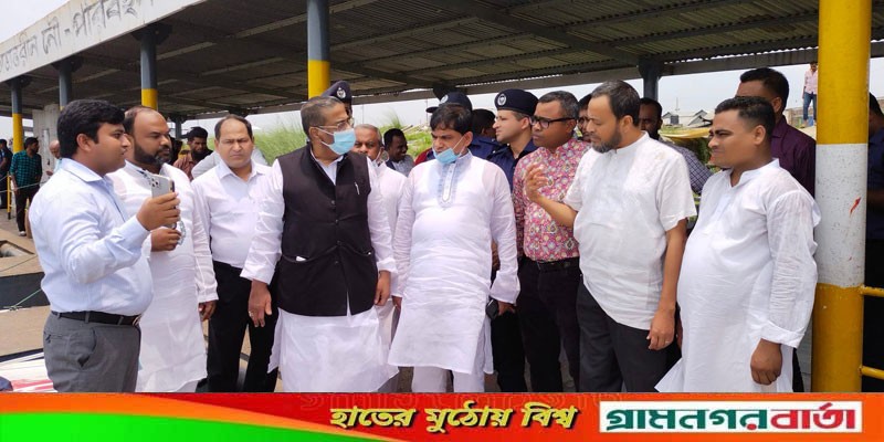 পদ্মা সেতুর জনসভাস্থল বাংলাবাজার ঘাট পরিদর্শনে আবুল হাসনাত আবদুল্লাহ পদ্মা সেতুর জনসভাস্থল বাংলাবাজার ঘাট পরিদর্শনে আবুল হাসনাত আবদুল্লাহ