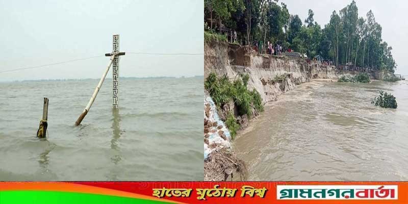 যমুনার পানি বিপৎসীমার ৩৮ সেন্টিমিটার উপরে, দ্রুত নিম্নাঞ্চল প্লাবিত যমুনার পানি বিপৎসীমার ৩৮ সেন্টিমিটার উপরে, দ্রুত নিম্নাঞ্চল প্লাবিত