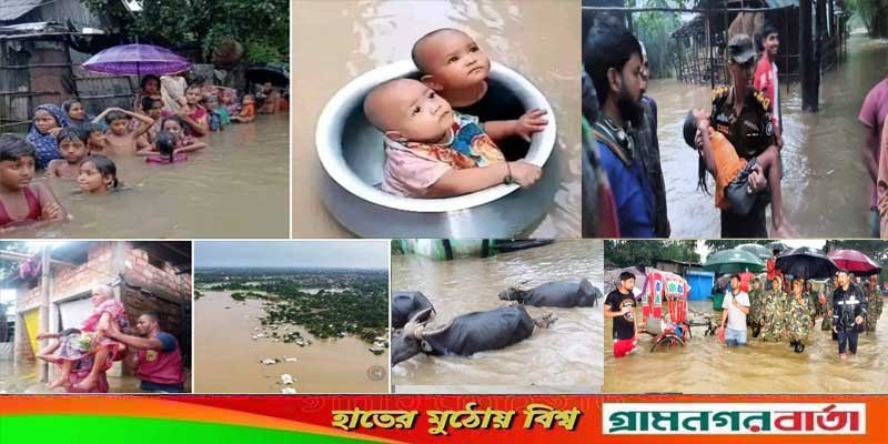 সিলেটে বন্যা পরিস্থিতির আরও অবনতি সিলেটে বন্যা পরিস্থিতির আরও অবনতি