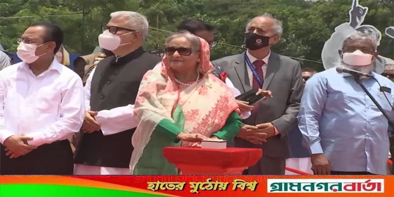 স্বপ্নের পদ্মা সেতু উদ্বোধন করলেন প্রধানমন্ত্রী স্বপ্নের পদ্মা সেতু উদ্বোধন করলেন প্রধানমন্ত্রী