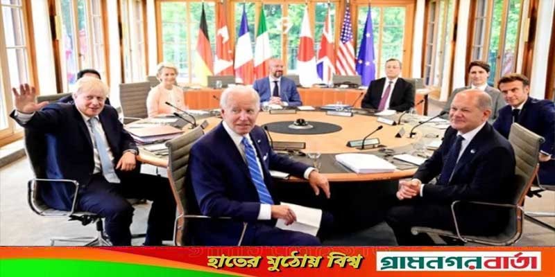 রাশিয়ার বিরুদ্ধে জি-৭ নেতাদের ঐক্যবদ্ধ থাকার আহ্বান বাইডেনের রাশিয়ার বিরুদ্ধে জি-৭ নেতাদের ঐক্যবদ্ধ থাকার আহ্বান বাইডেনের