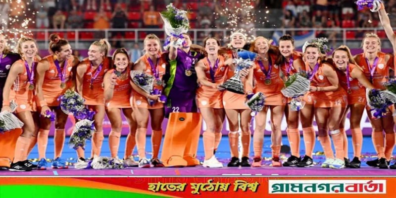 আর্জেন্টিনাকে হারিয়ে টানা তৃতীয়বার বিশ্বকাপ জিতলো নেদারল্যান্ড আর্জেন্টিনাকে হারিয়ে টানা তৃতীয়বার বিশ্বকাপ জিতলো নেদারল্যান্ড