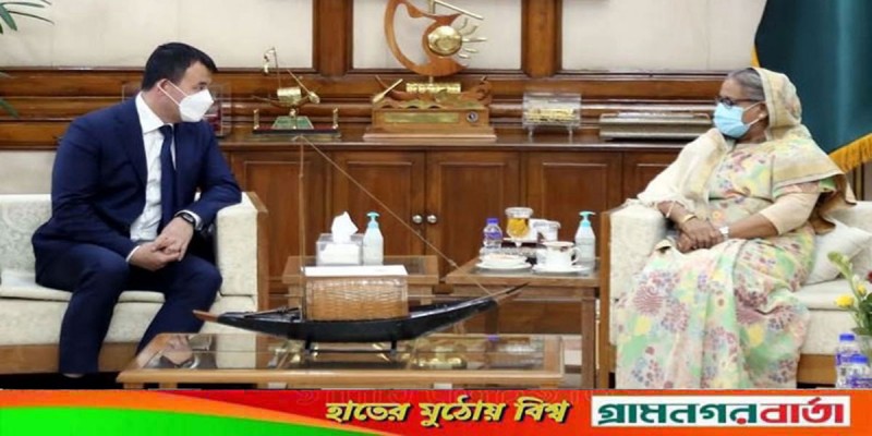 উজবেকিস্তানের সঙ্গে সরাসরি যোগাযোগ স্থাপনে গুরুত্বারোপ শেখ হাসিনার উজবেকিস্তানের সঙ্গে সরাসরি যোগাযোগ স্থাপনে গুরুত্বারোপ শেখ হাসিনার
