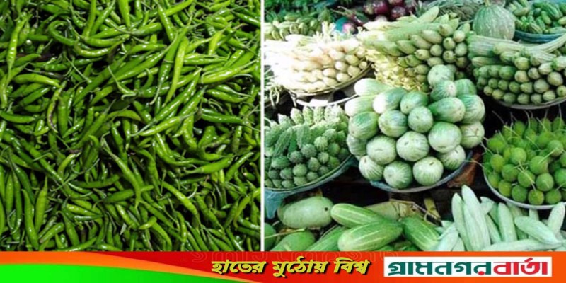কাঁচামরিচের কেজি ২৫০, বাড়তি সবজির দামও কাঁচামরিচের কেজি ২৫০, বাড়তি সবজির দামও