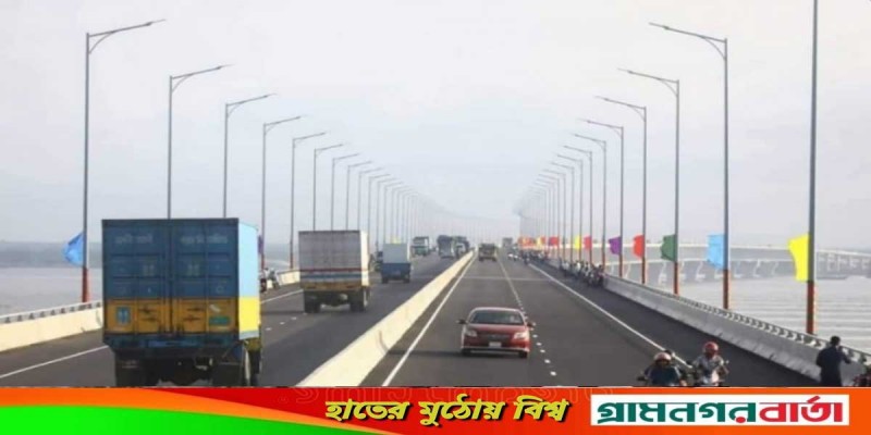 পদ্মা সেতুর টোল আদায় ১০০ কোটি টাকা ছাড়াল পদ্মা সেতুর টোল আদায় ১০০ কোটি টাকা ছাড়াল